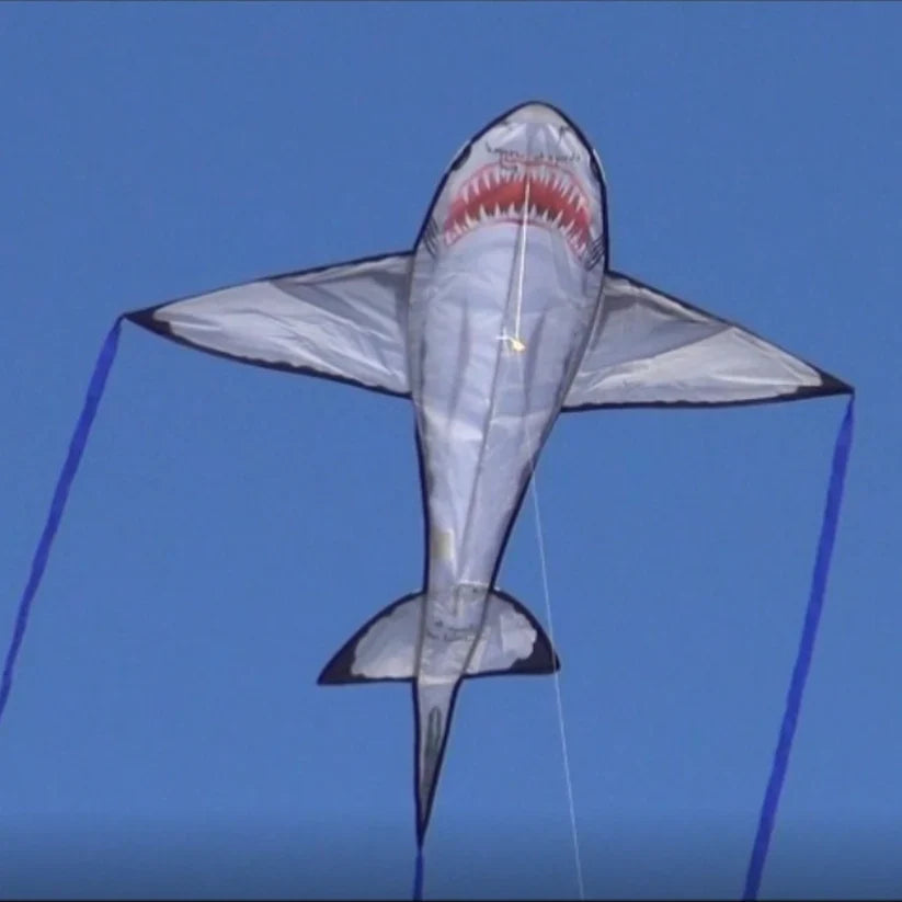 Kites - SeaLife 60 inch tall Nylon Shark Kite 3