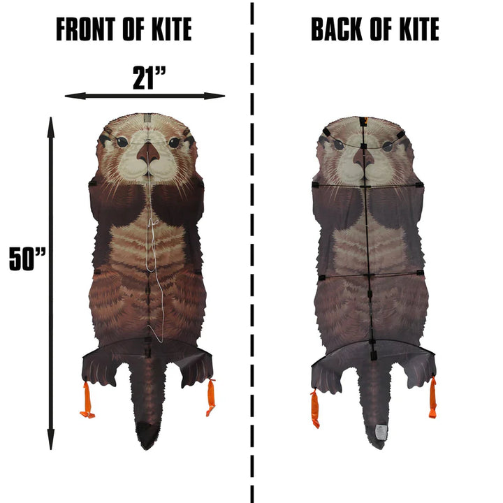 Kites - SeaLife 50 inch tall Nylon Otter Kite