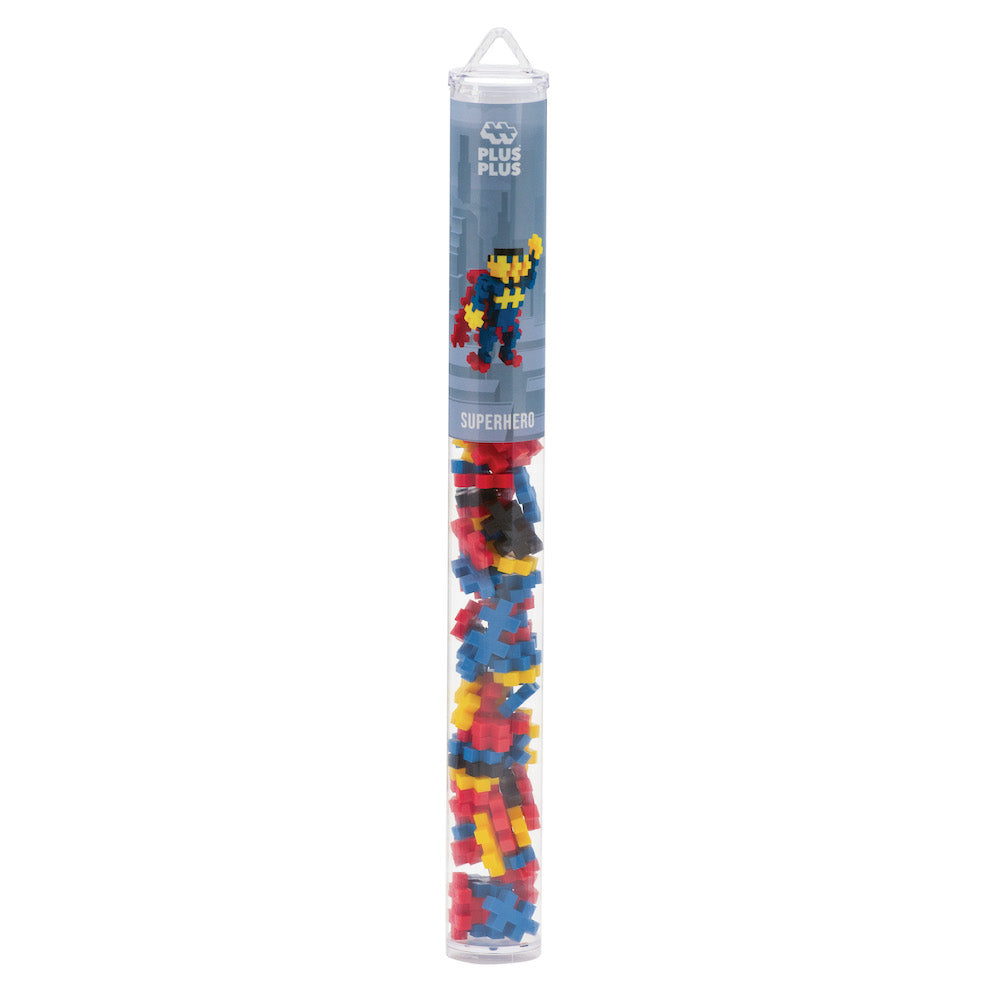 Plus Plus - Tube 70 pieces - SUPERHERO Puzzle Blocks