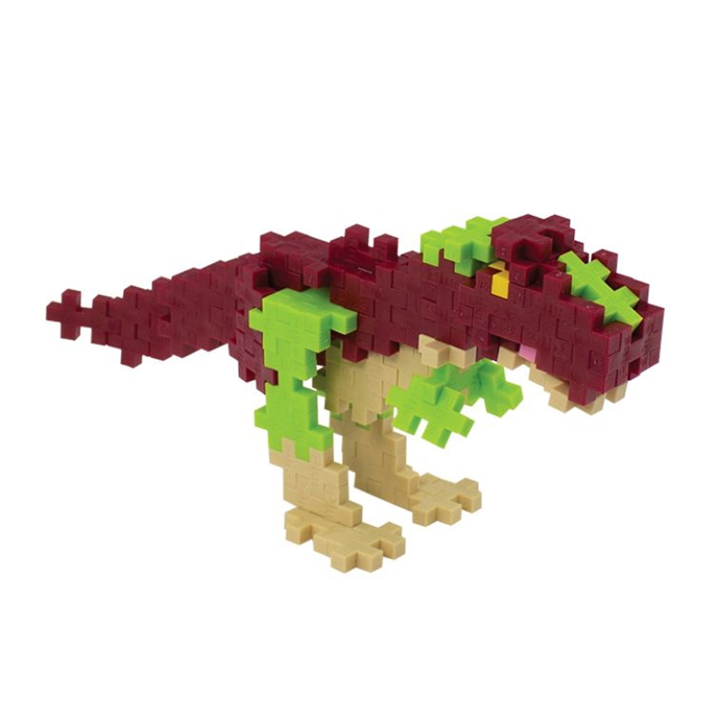 Plus Plus - Tube 70 pieces - T-Rex Puzzle Blocks Design View