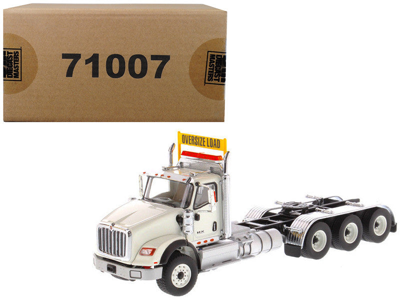 International HX620 Day Cab Tridem Tractor White 1/50 Diecast Model by Diecast Masters-0