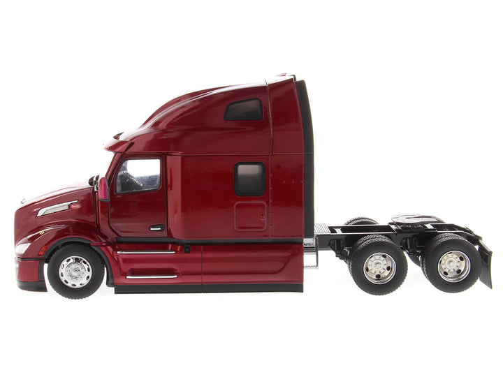 Peterbilt 579 Ultraloft Tractor Truck Red Metallic "Transport Series" 1/32 Diecast Model by Diecast Masters-1