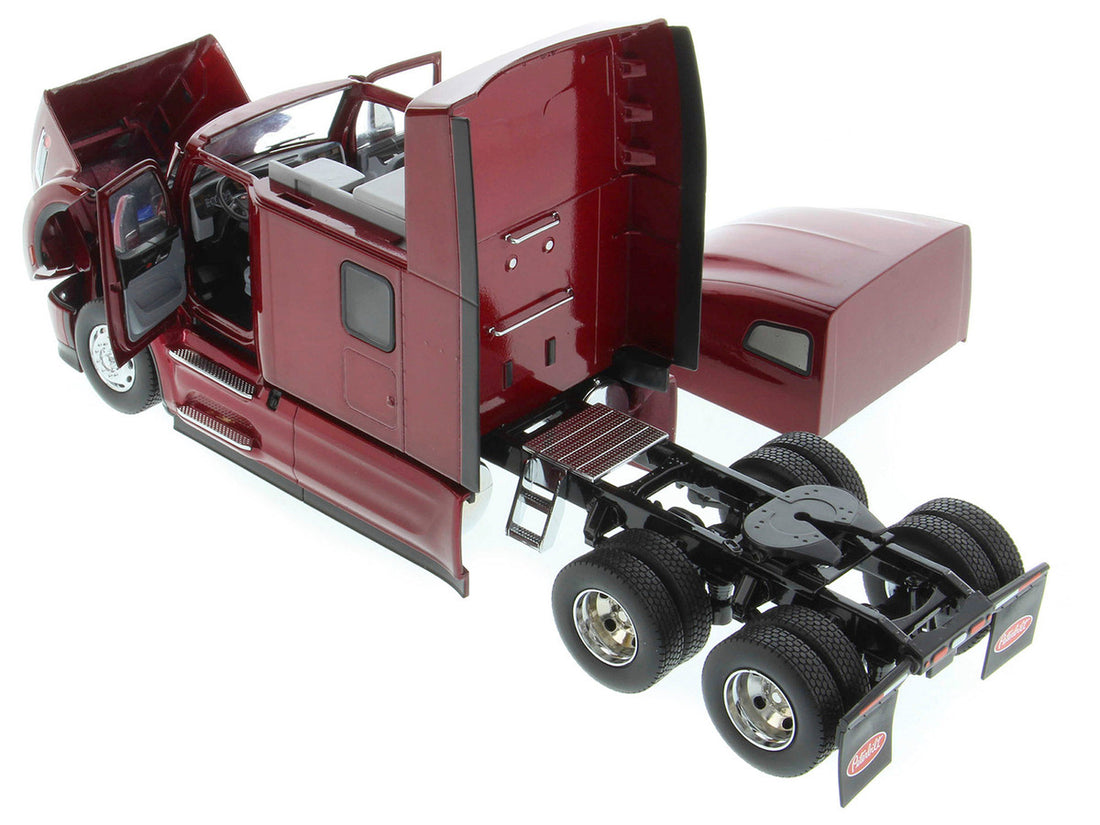 Peterbilt 579 Ultraloft Tractor Truck Red Metallic "Transport Series" 1/32 Diecast Model by Diecast Masters-4