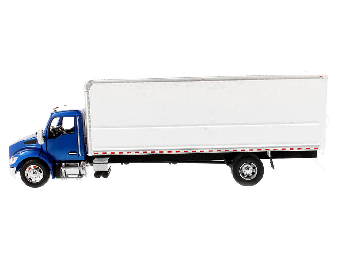 Kenworth T280 with Supreme Signature Van Truck Body Blue and White "Transport Series" 1/32 Diecast Model by Diecast Masters-1