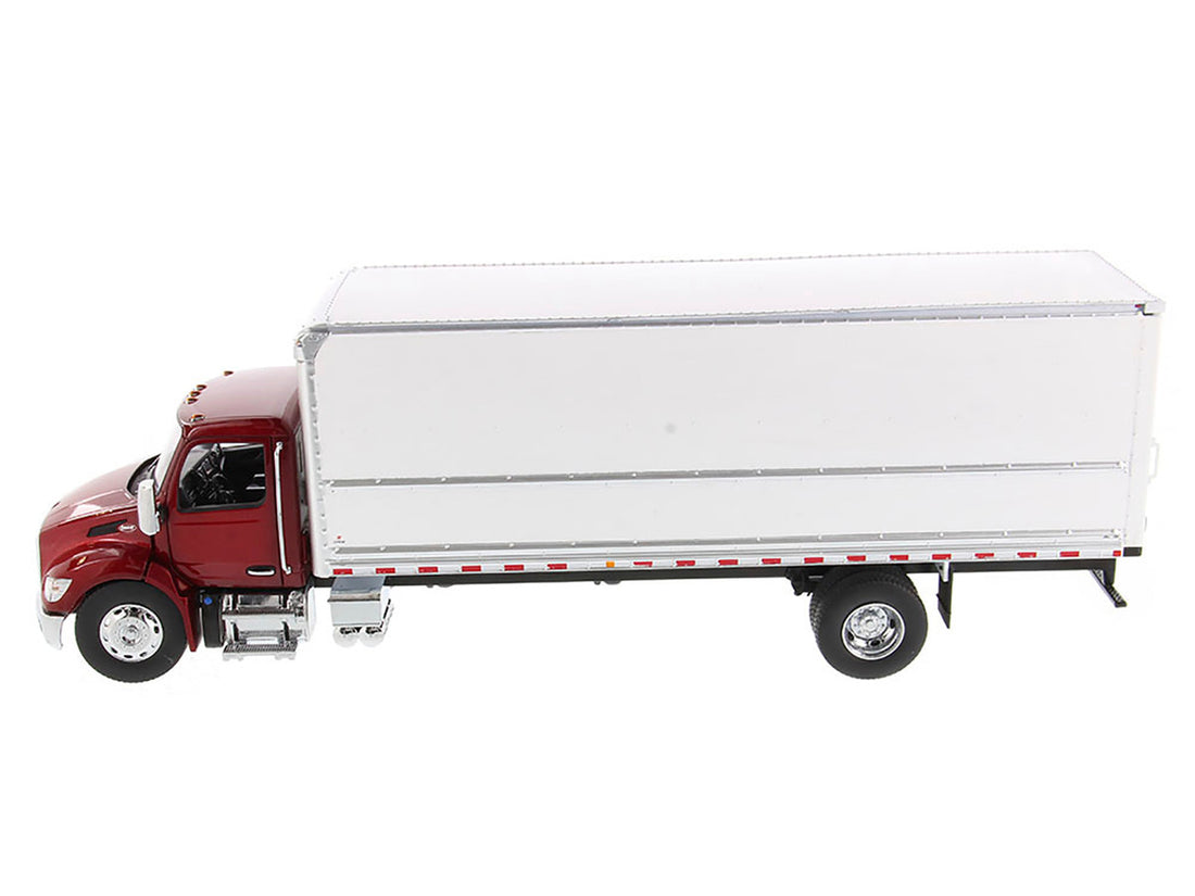 Peterbilt 536 Truck with Supreme Signature Van Body Red Metallic "Transport Series" 1/32 Diecast Model by Diecast Masters-1