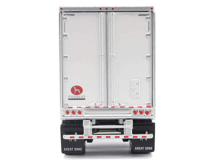 Rear view of the Great Dane Everest refrigerated trailer showing cargo doors