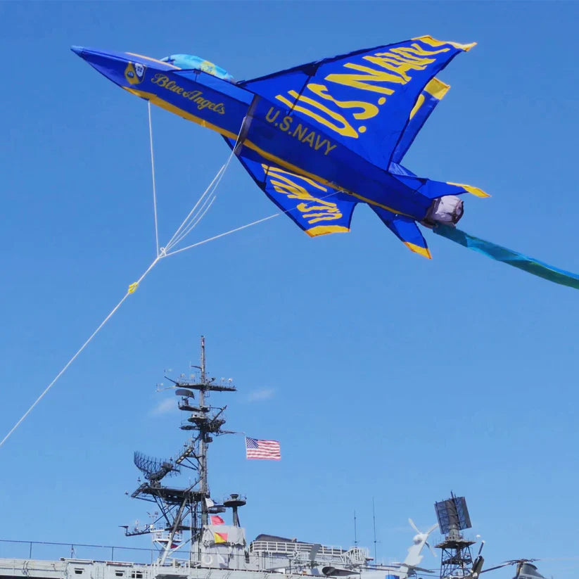 Kite - Ultra Blue Angels 3D Nylon Kite, 49 Inches Wide 2