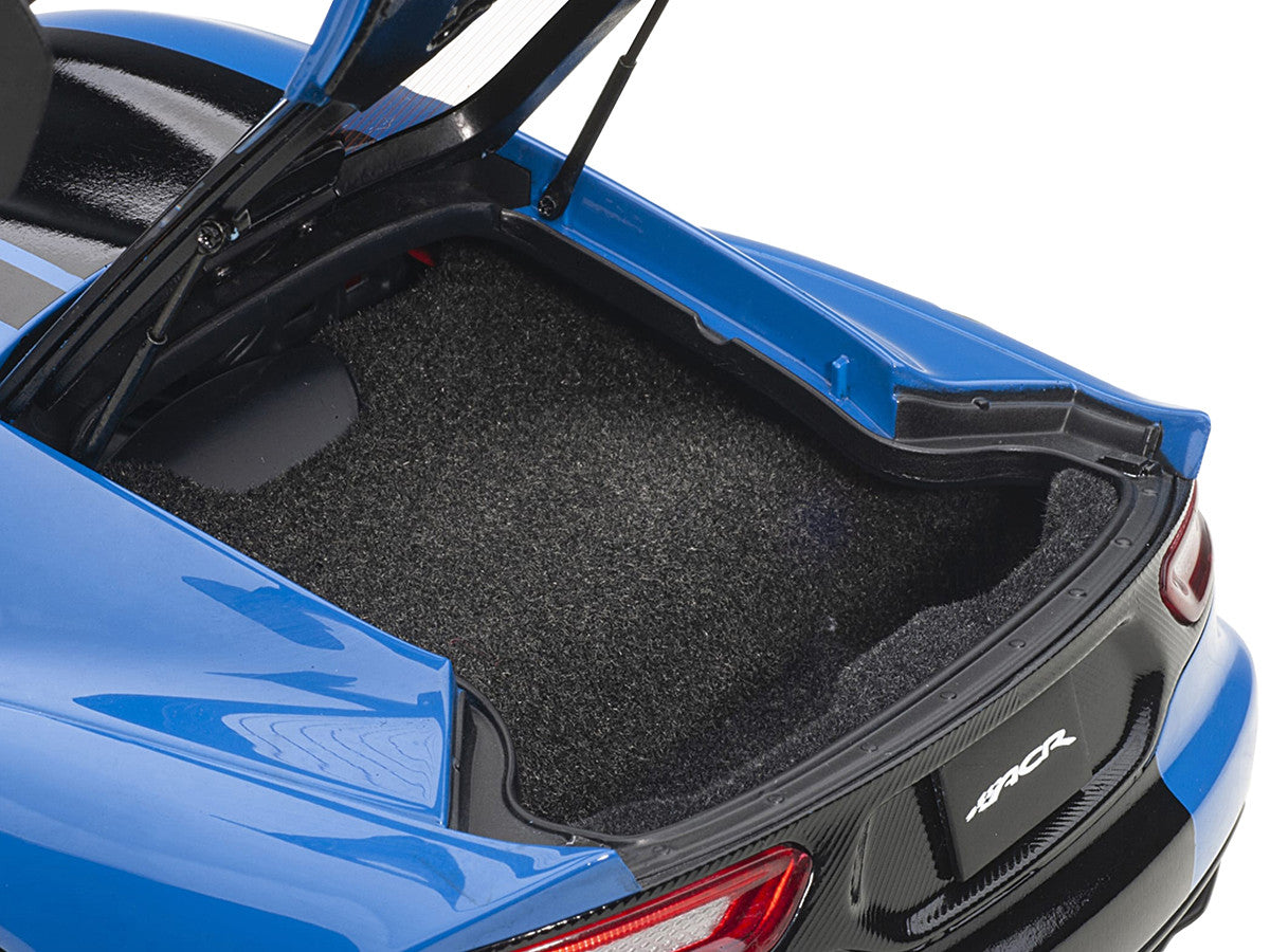 2017 Dodge Viper ACR Competition Blue with Black Stripes 1/18 Model Car by Autoart-4