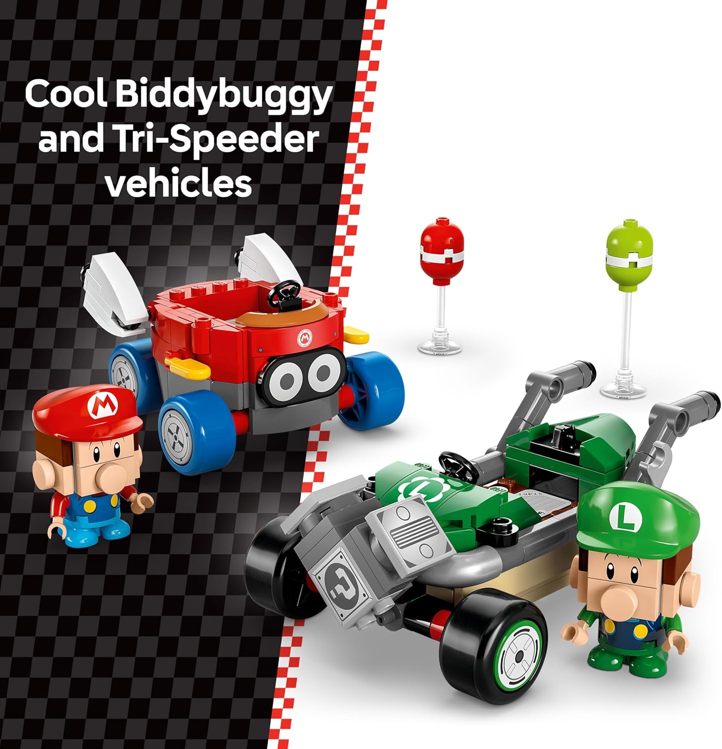 LEGO 72034 Mario Kart Baby Mario vs. Baby Luigi 4