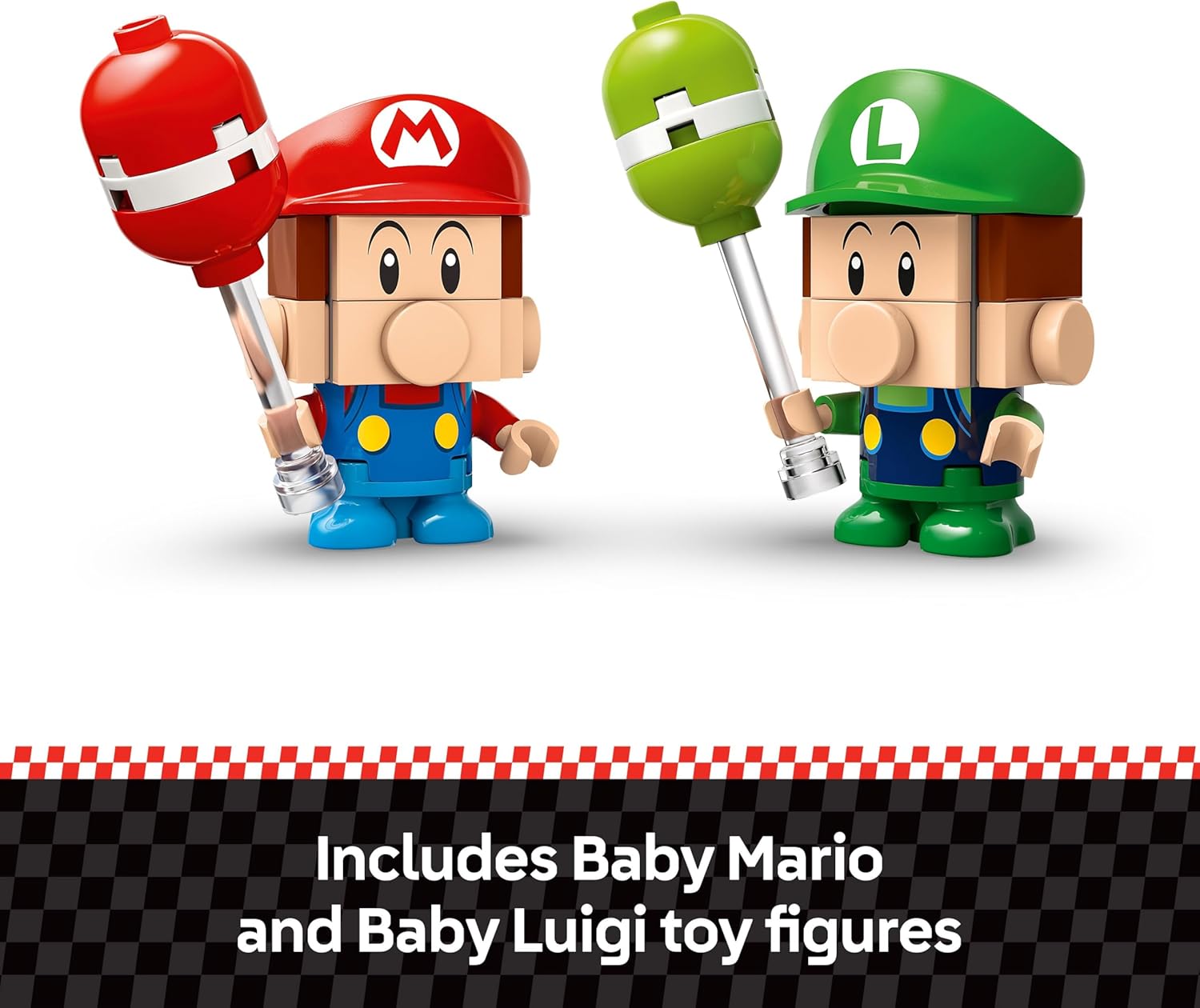 LEGO 72034 Mario Kart Baby Mario vs. Baby Luigi 5