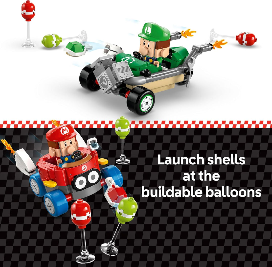 LEGO 72034 Mario Kart Baby Mario vs. Baby Luigi 6