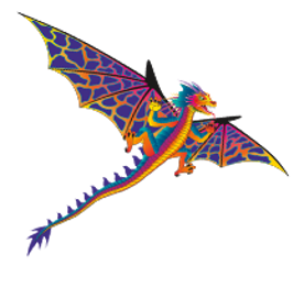 Kite - 76 Inch Wingspan SuperSize Ultra 3D Dragon Ripstop Nylon Dragon Kite