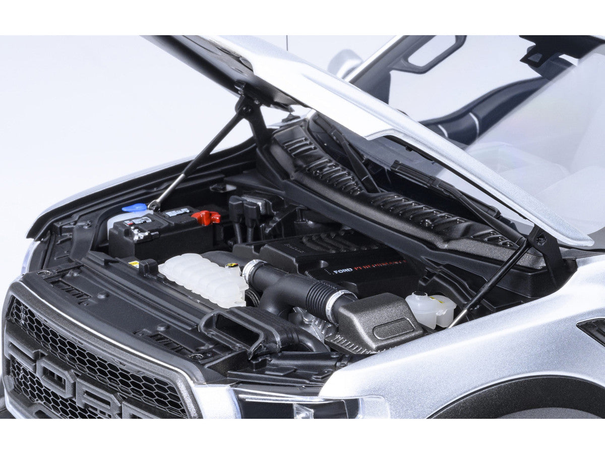 Ford 2019 F-150 Raptor Pickup Truck Ingot Silver 1/18 Model Car by Autoart 4