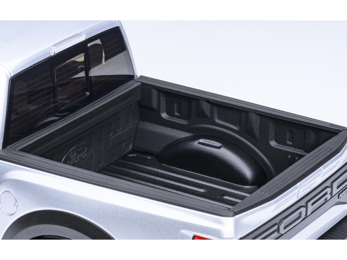 Ford 2019 F-150 Raptor Pickup Truck Ingot Silver 1/18 Model Car by Autoart 2