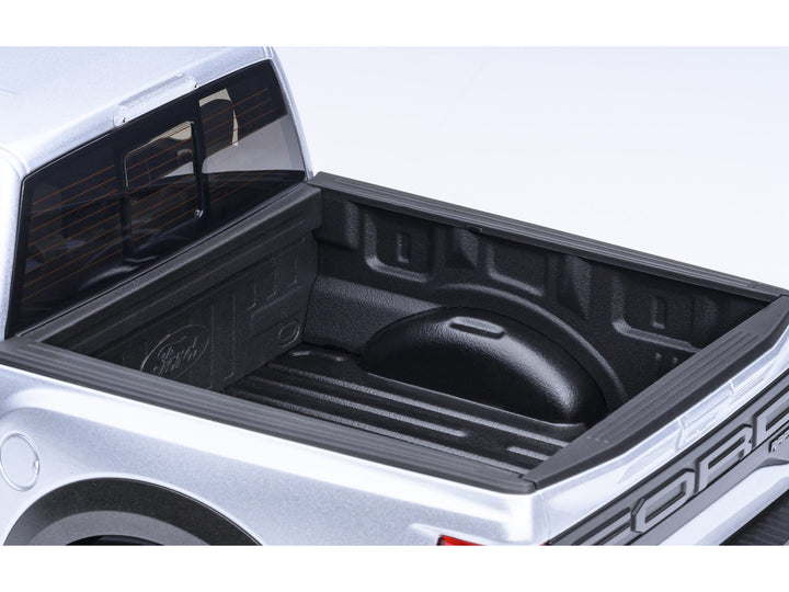 Ford 2019 F-150 Raptor Pickup Truck Ingot Silver 1/18 Model Car by Autoart 2