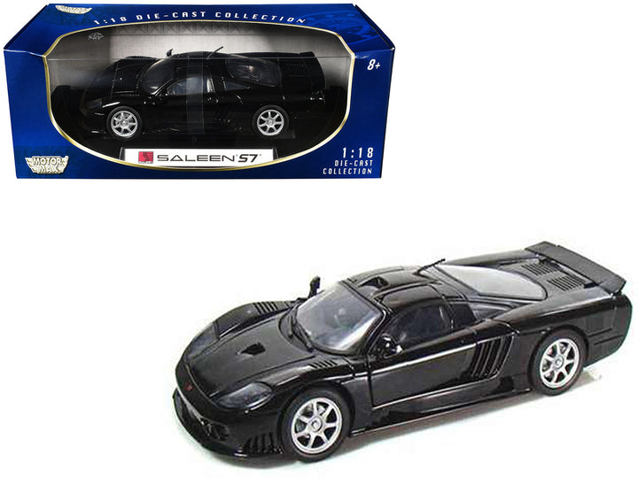 Saleen S7 Black 1/18 Diecast Model Car by Motormax-0