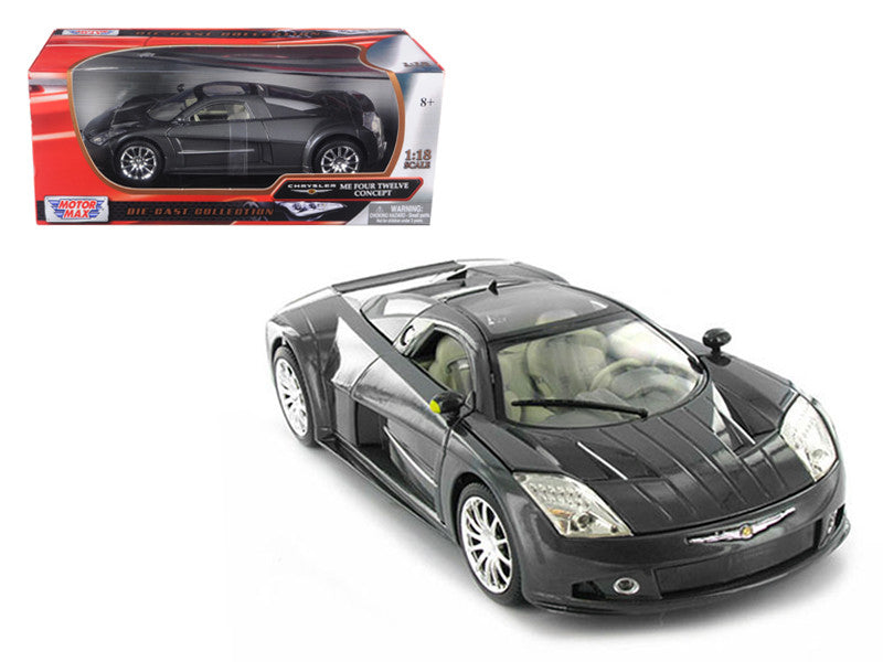 Chrysler Me Four Twelve Concept Car Grey 1/18 Diecast Model Car by Motormax-0