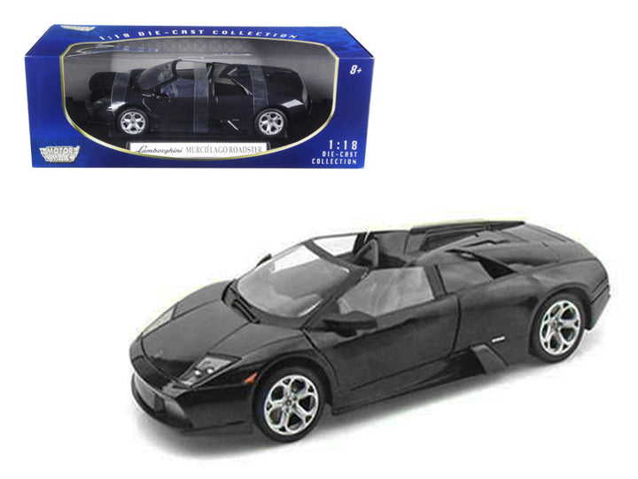 Lamborghini Murcielago Roadster Black 1/18 Diecast Model Car by Motormax-0