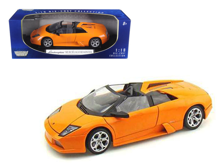 Lamborghini Murcielago Roadster Orange 1/18 Diecast Model Car by Motormax-0