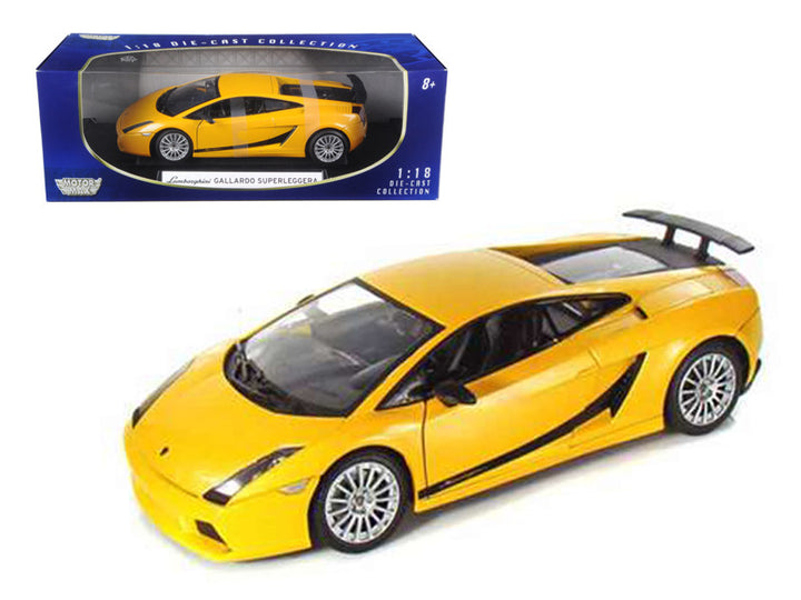 Lamborghini Gallardo Superleggera Orange 1/18 Diecast Model Car by Motormax-0