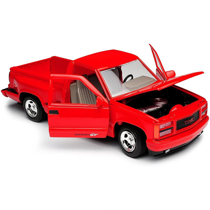 GMC 1992 Sierra GT Red Pickup Truck 1/24 Diecast Model by Motormax 2