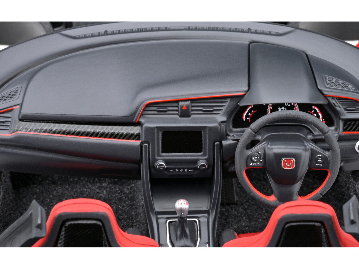 2021 Honda Civic Type R (FK8) RHD (Right Hand Drive) Sunlight Yellow Limited Edition 1/18 Model Car by Autoart-3