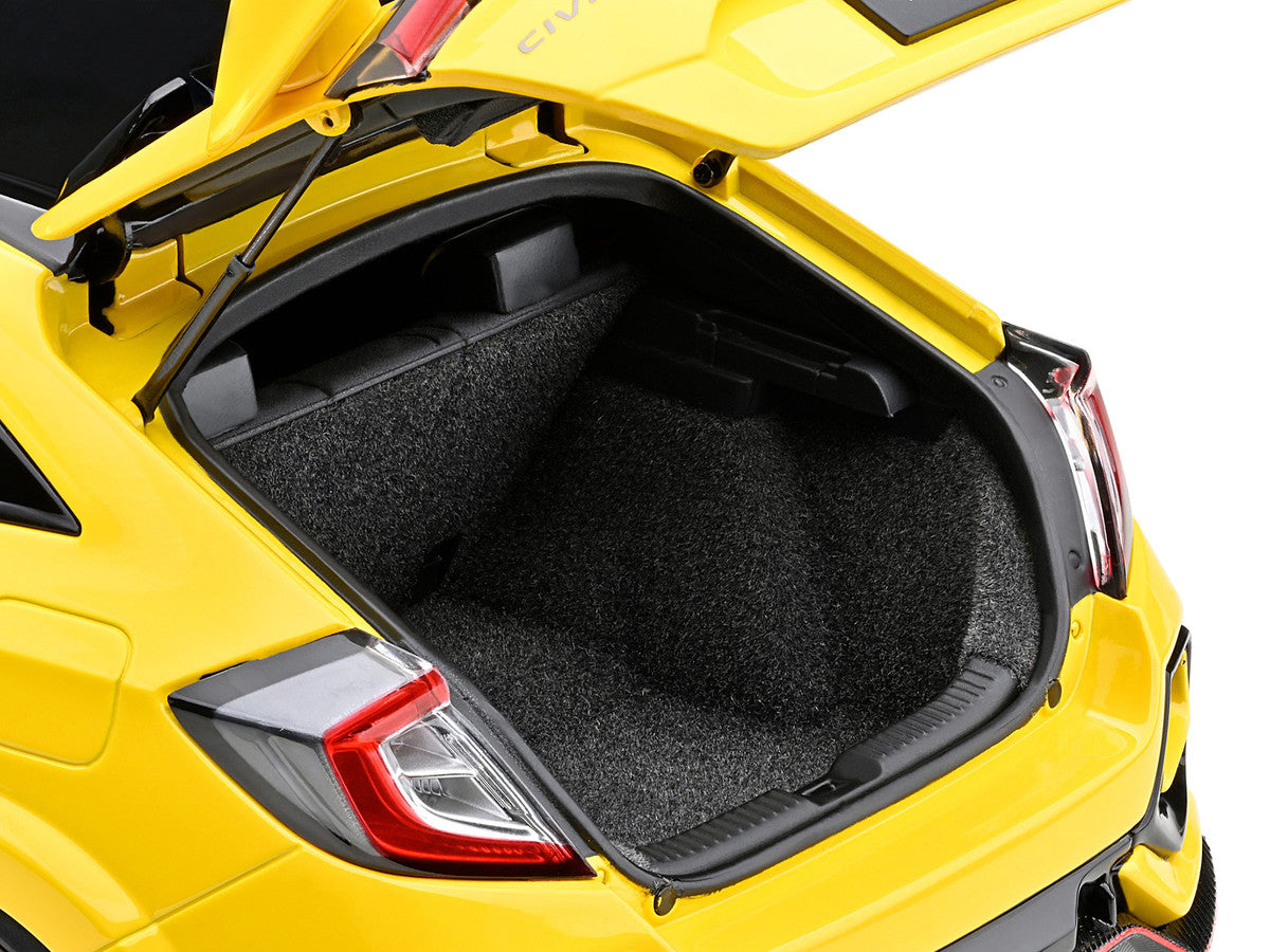 2021 Honda Civic Type R (FK8) RHD (Right Hand Drive) Sunlight Yellow Limited Edition 1/18 Model Car by Autoart-4