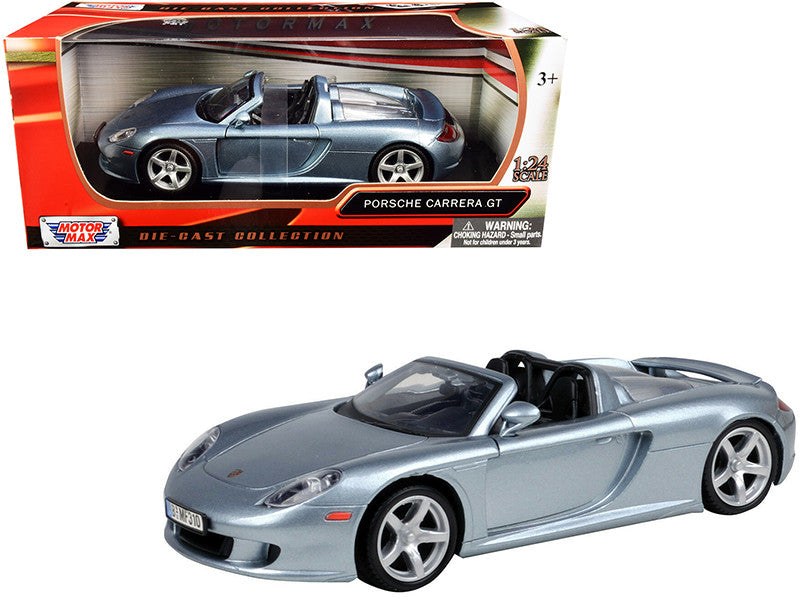Porsche Carrera GT Gray 1/24 Diecast Model Car by Motormax-0