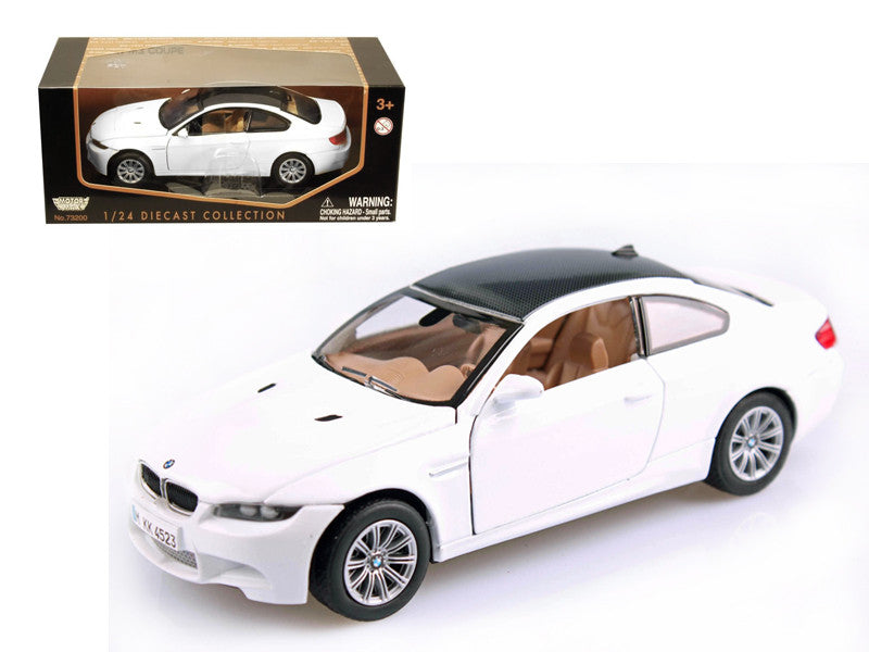 BMW M3 E92 Coupe White 1/24 Diecast Model Car by Motormax-0