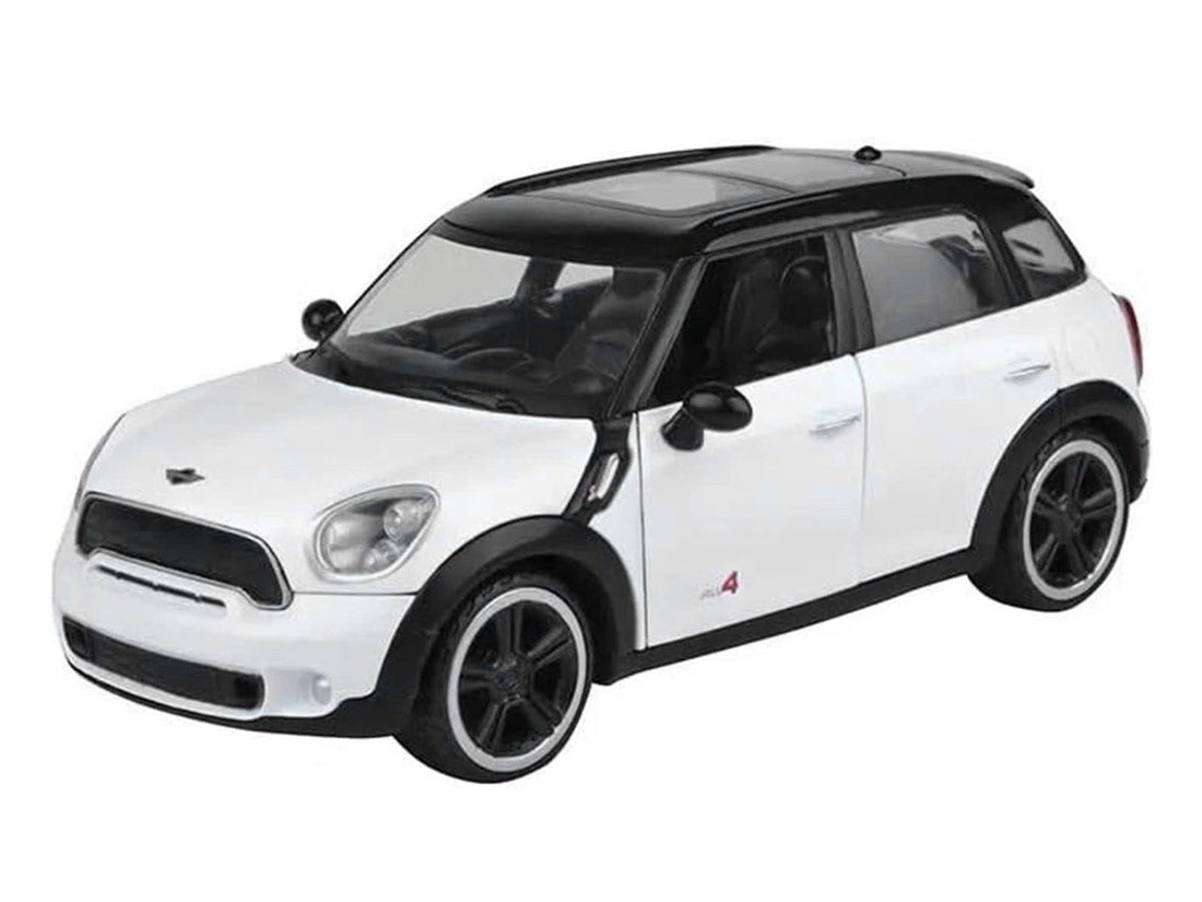 Mini Cooper S Countryman White 1/24 Diecast Car Model by Motormax-1