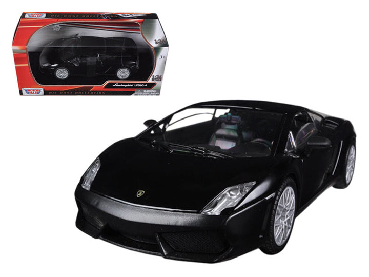 Lamborghini Gallardo LP-560-4 Matt Black 1/24 Diecast Car Model by Motormax-0