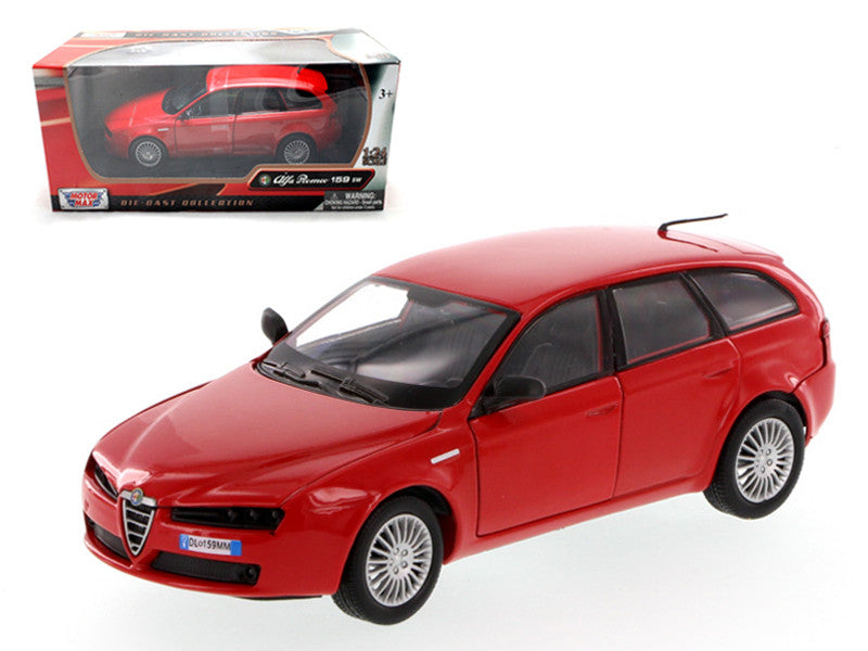 Alfa Romeo 159 SW Red 1/24 Diecast Car Model by Motormax-0