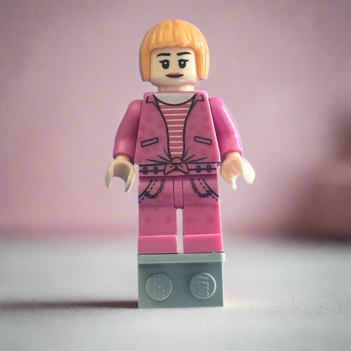 Pink Polka Dot Minifigure for Lego