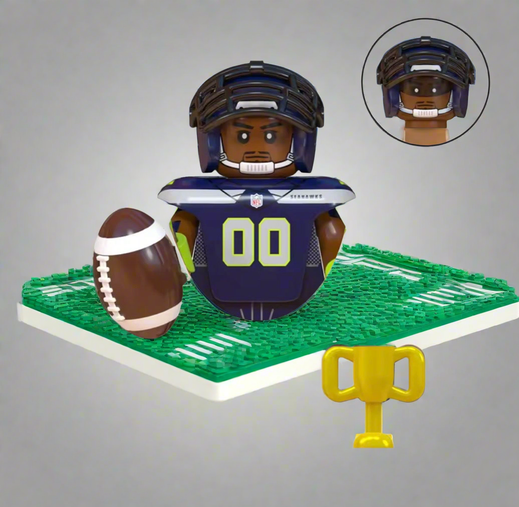 Seattle Seahawks Team Lego Minifigure