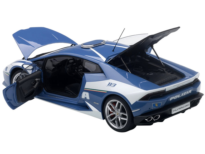 Lamborghini Huracan LP610 Police Car 1/18 Model Car by Autoart 2