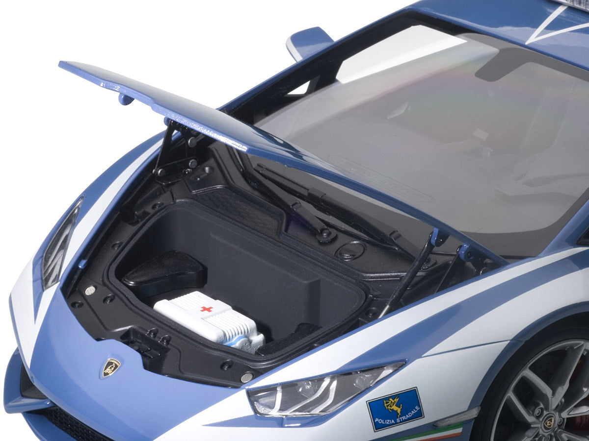 Lamborghini Huracan LP610 Police Car 1/18 Model Car by Autoart 3