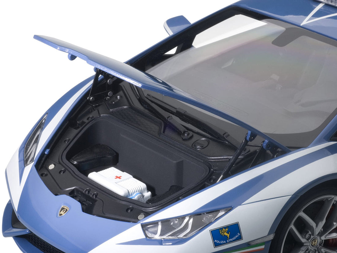 Lamborghini Huracan LP610 Police Car 1/18 Model Car by Autoart 3