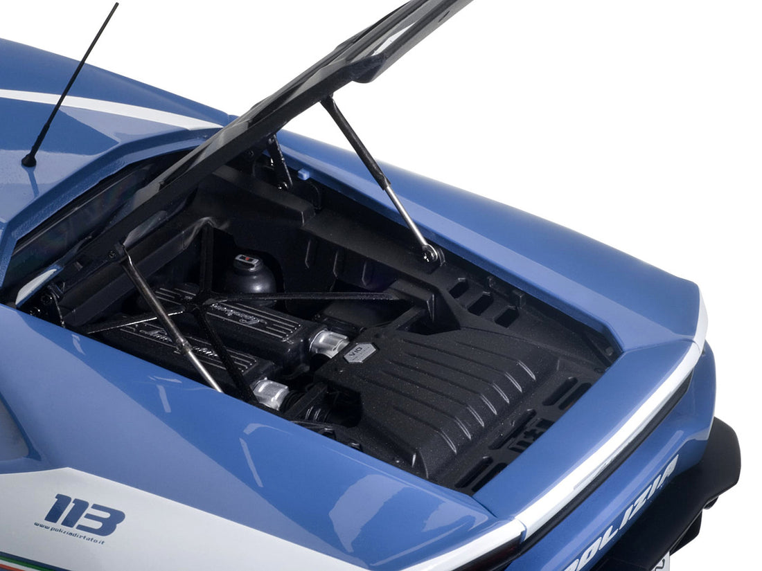 Lamborghini Huracan LP610 Police Car 1/18 Model Car by Autoart 4
