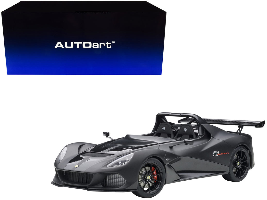 Lotus 3-Eleven Matt Black with Gloss Black Accents 1/18 Model Car by Autoart-0