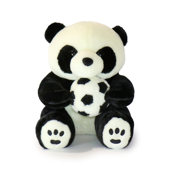 10-Inch Black and White Dash Panda with Toy 2