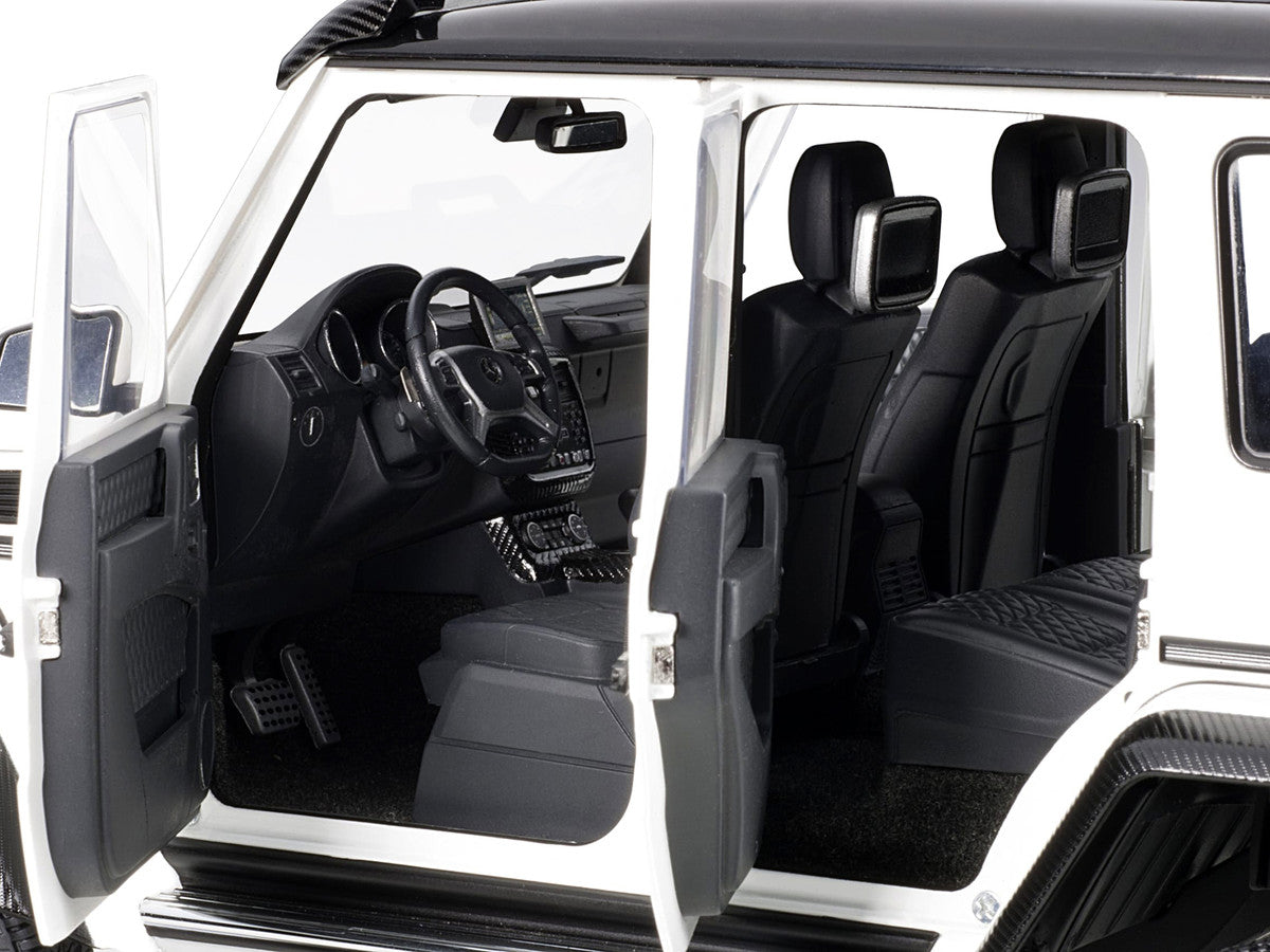 Mercedes Benz G500 4X4 2 Gloss White 1/18 Model Car by Autoart-2