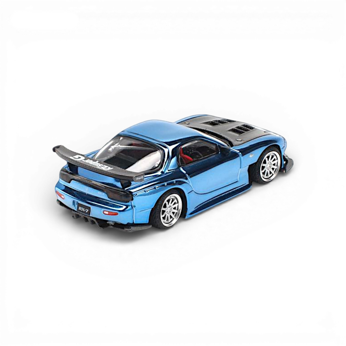 Mazda RX-7 Re-Amemiya Blue Chrome 1:64 by Pop Race  3
