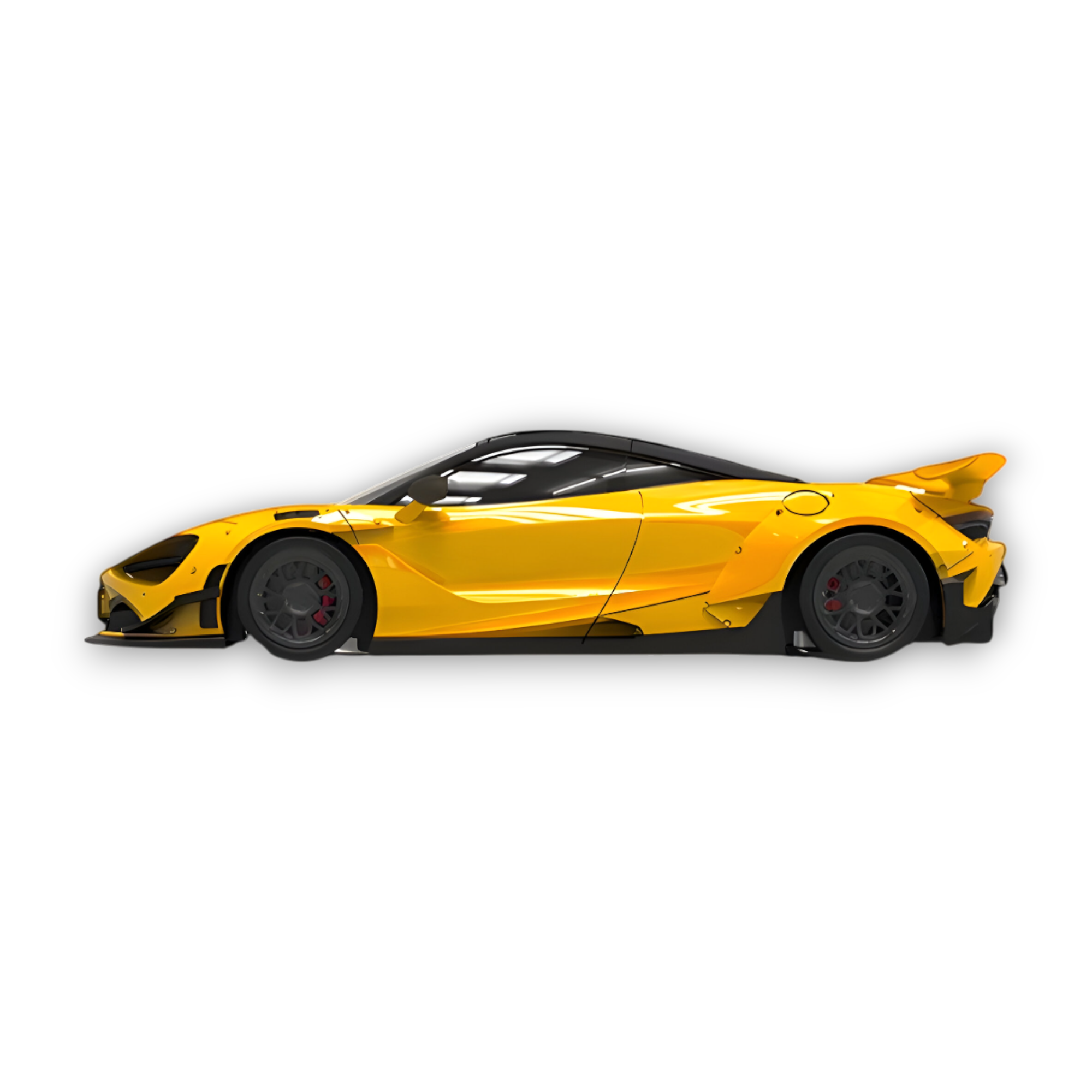 McLaren 720S Yellow 1:64 by SUPCAR  3