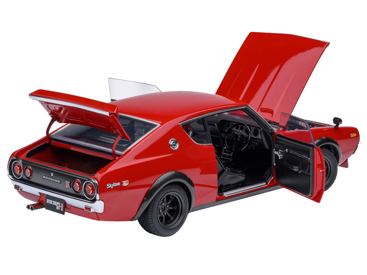 Nissan Skyline 2000GT-R (KPGC110) Tuned Version RHD (Right Hand Drive) Red 1/18 Model Car by Autoart-0
