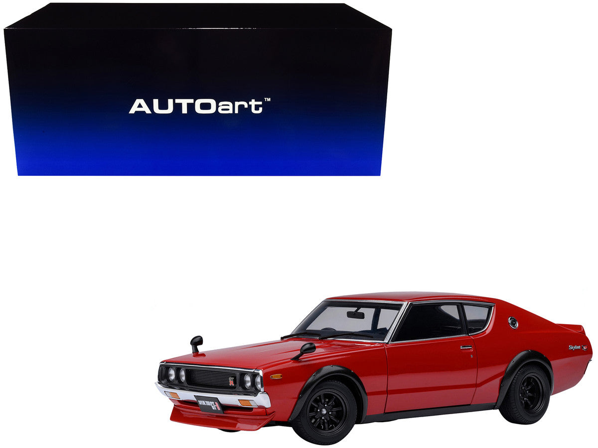 Nissan Skyline 2000GT-R (KPGC110) Tuned Version RHD (Right Hand Drive) Red 1/18 Model Car by Autoart-4