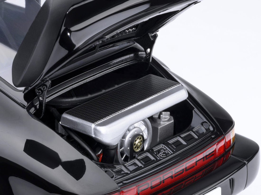 Porsche 911 (930) Turbo "Blackbird" Black "Wangan Midnight - Comic #1 Version" Manga 1/18 Model Car by Autoart 3
