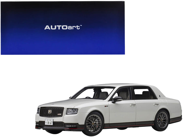 Toyota Century GRMN RHD (Right Hand Drive) Pearl White 1/18 Model Car by Autoart-0