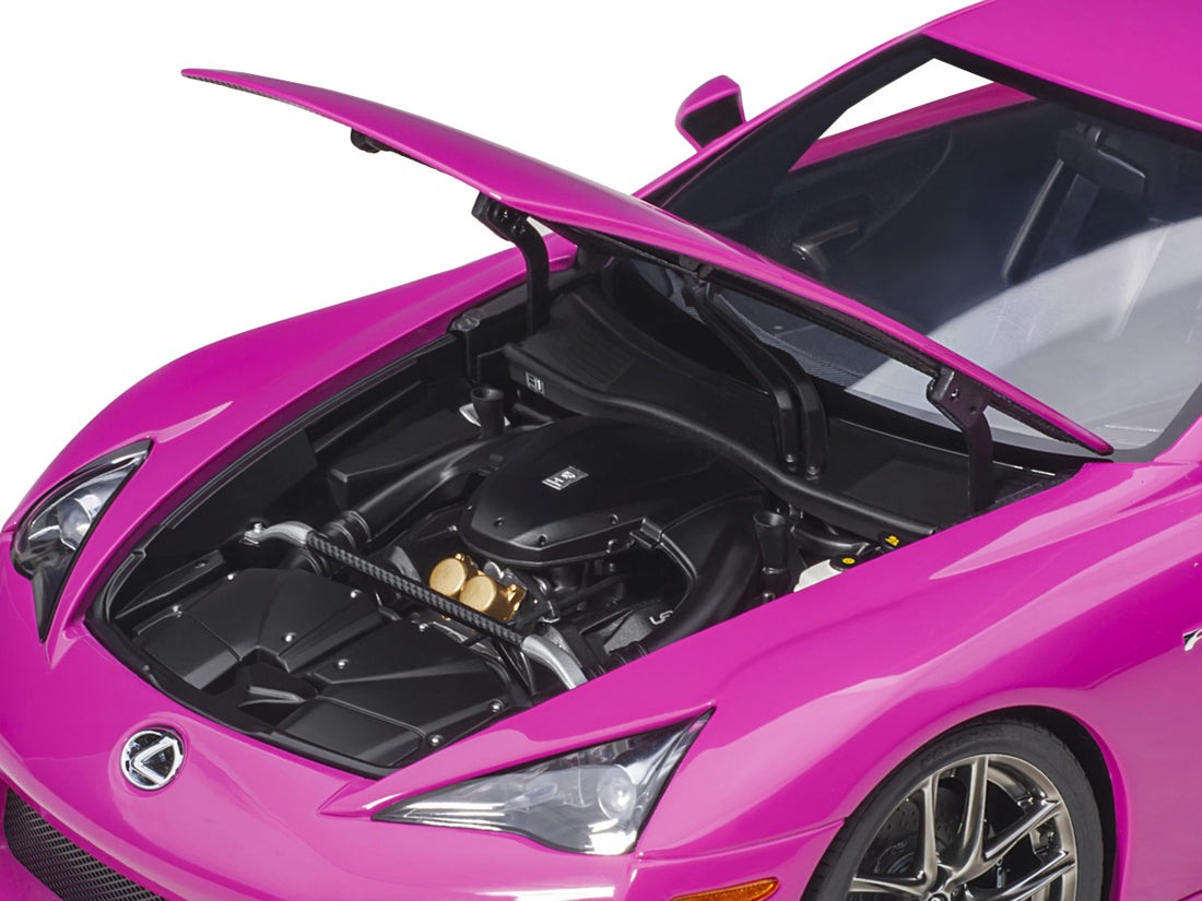 Lexus LFA Passionate Pink 1/18 Model Car by Autoart-2