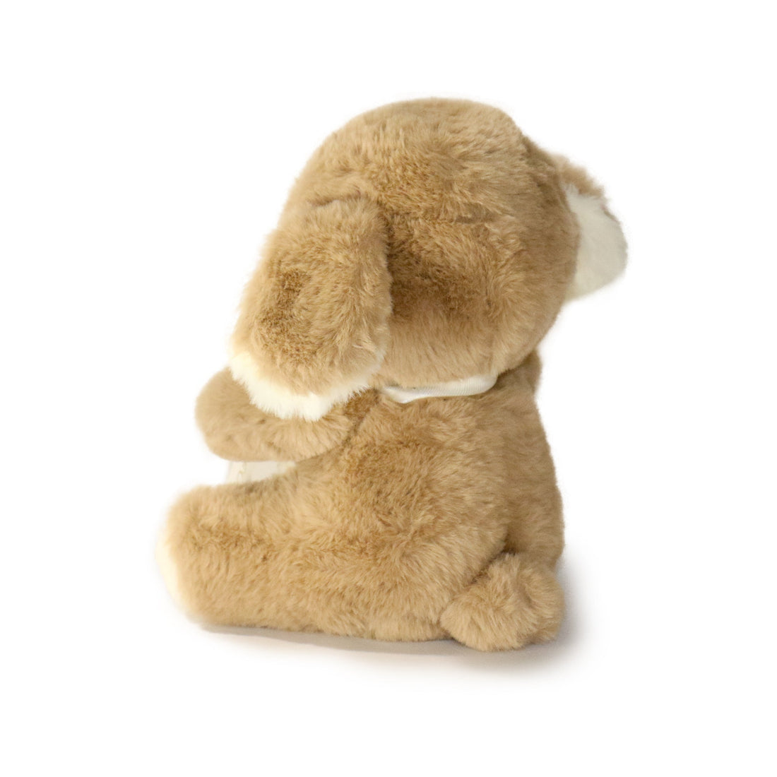 Plush Dog with White Ribbon 8-inch  4