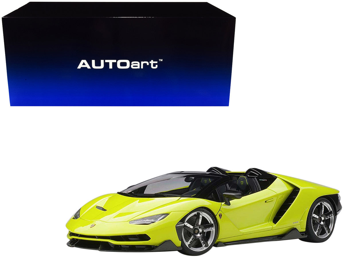 Lamborghini Centenario Roadster Verde Scandal / Solid Light Green 1/18 Model Car by Autoart-0